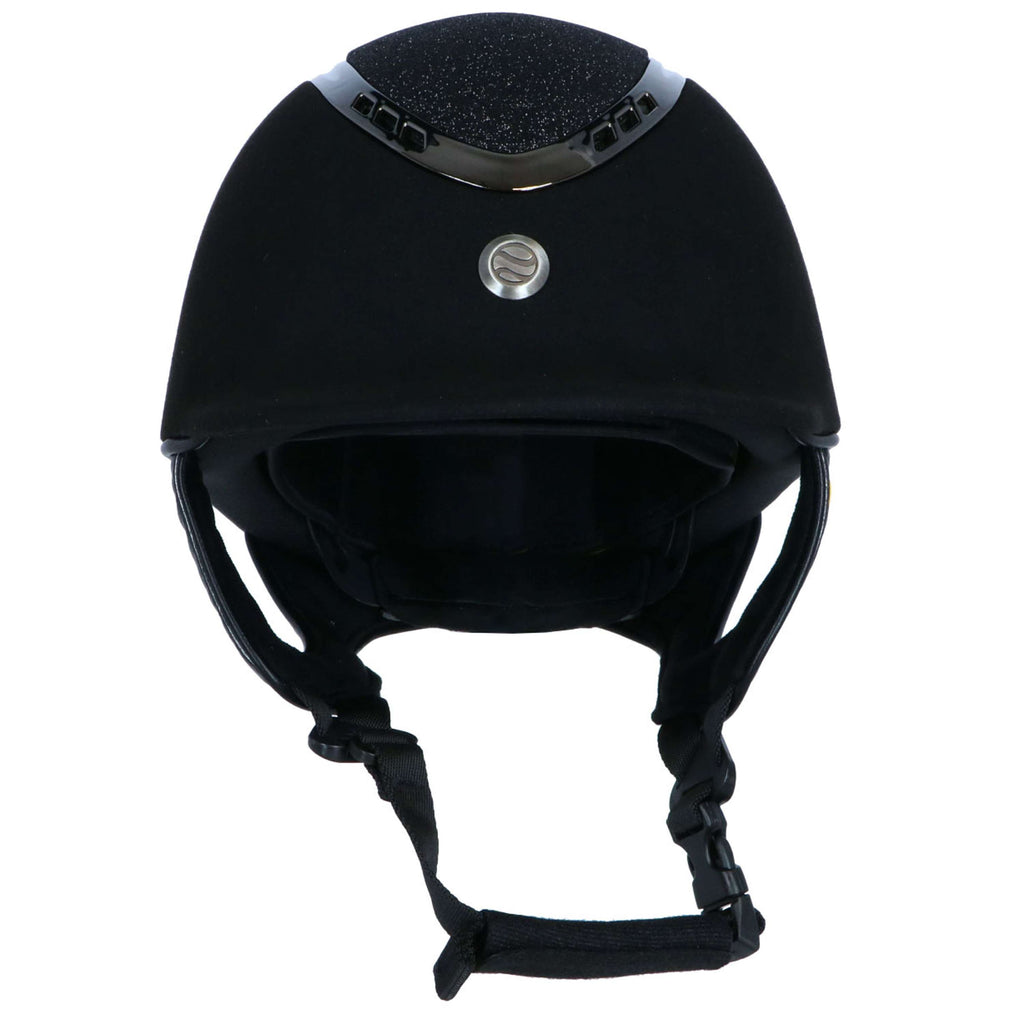 Back on Track Casco da equitazione EQ3 Pardus Microfiber Mips Nero