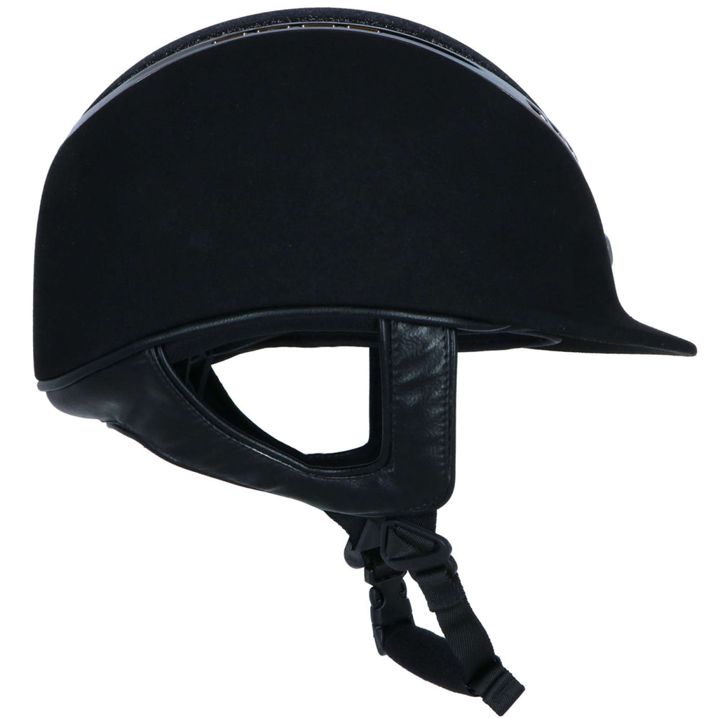 Back on Track Casco da equitazione EQ3 Pardus Microfiber Mips Nero