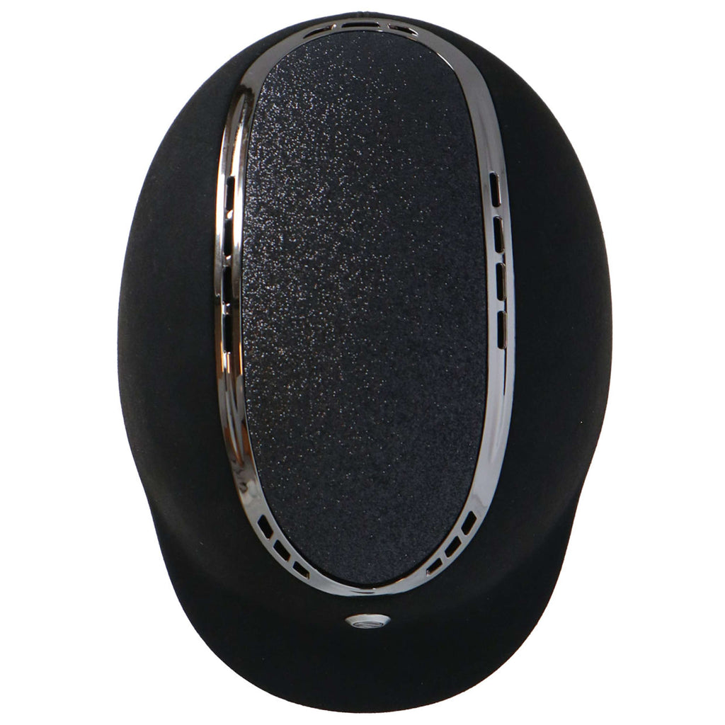 Back on Track Casco da equitazione EQ3 Pardus Microfiber Mips Nero