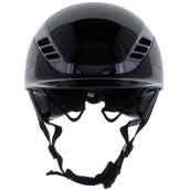 Pikeur Casco da equitazione AirLuxe CHROME Nero lucido