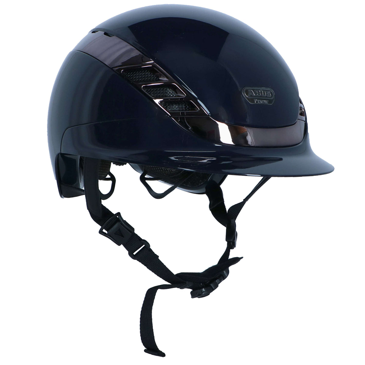 Pikeur Casco da equitazione AirLuxe CHROME Shiny Midnight Blue