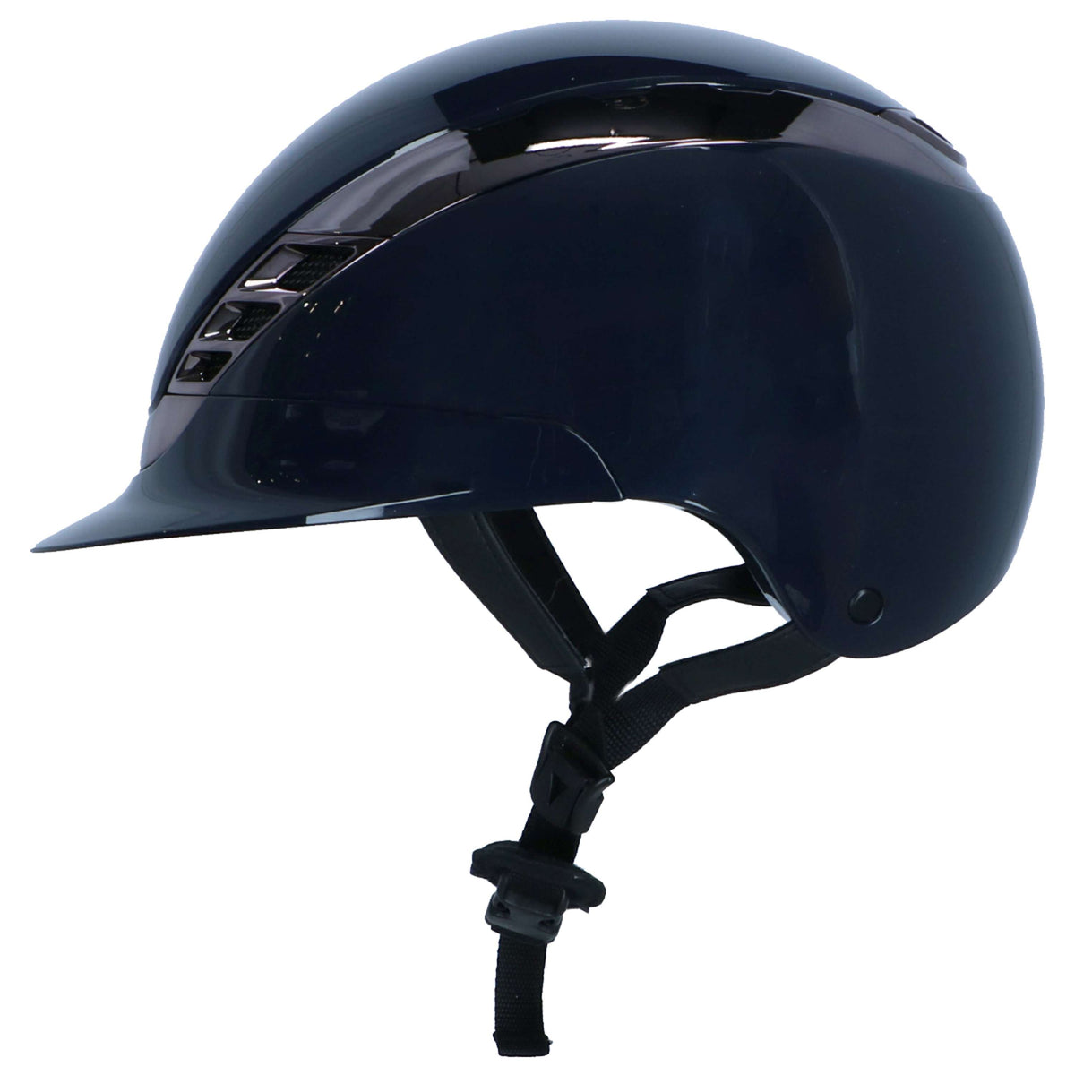 Pikeur Casco da equitazione AirLuxe CHROME Shiny Midnight Blue