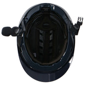 Pikeur Casco da equitazione AirLuxe CHROME Shiny Midnight Blue