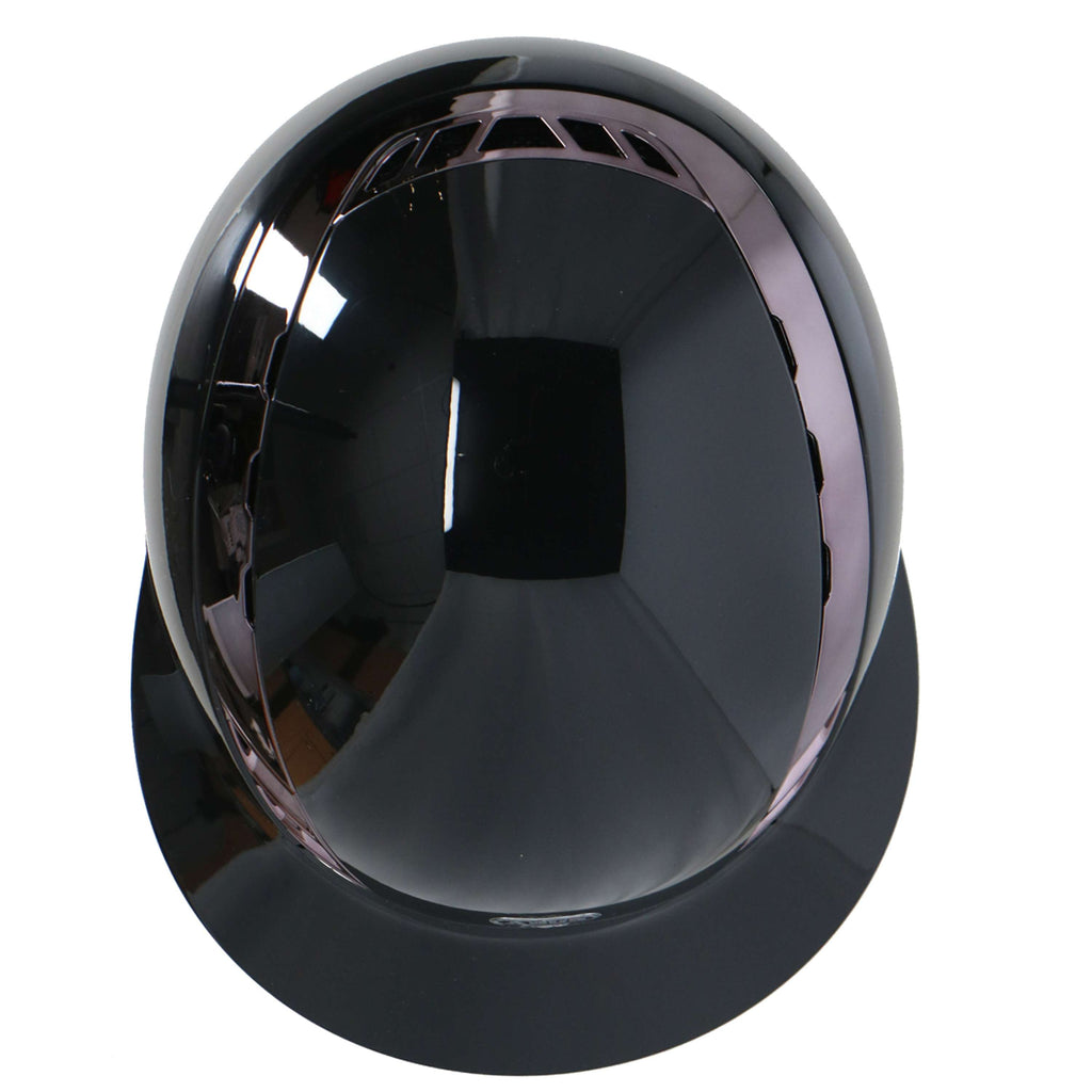 Pikeur Casco da equitazione AirLuxe CHROME L.V. Nero lucido