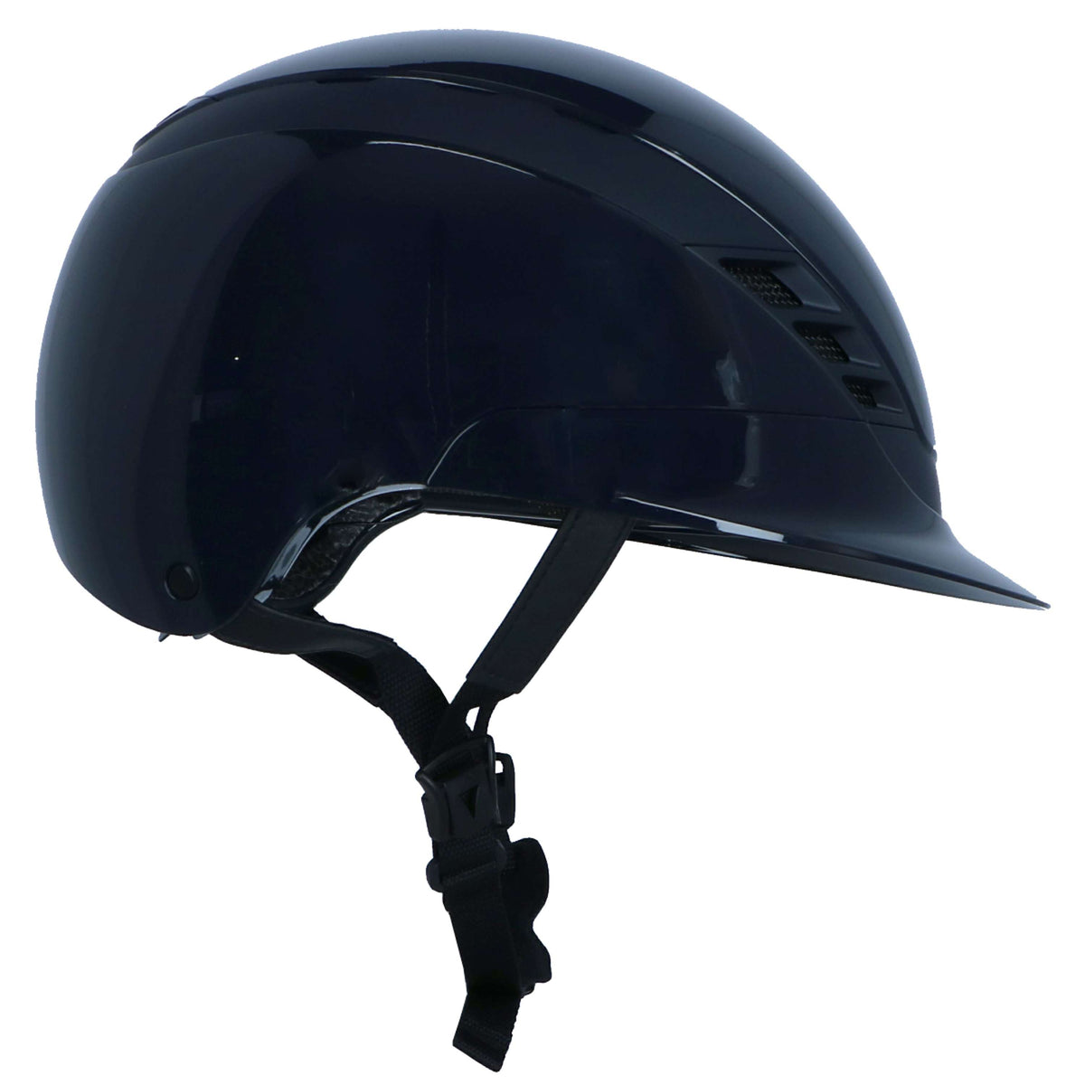Pikeur Casco da equitazione AirLuxe PURE Shiny Midnight Blue