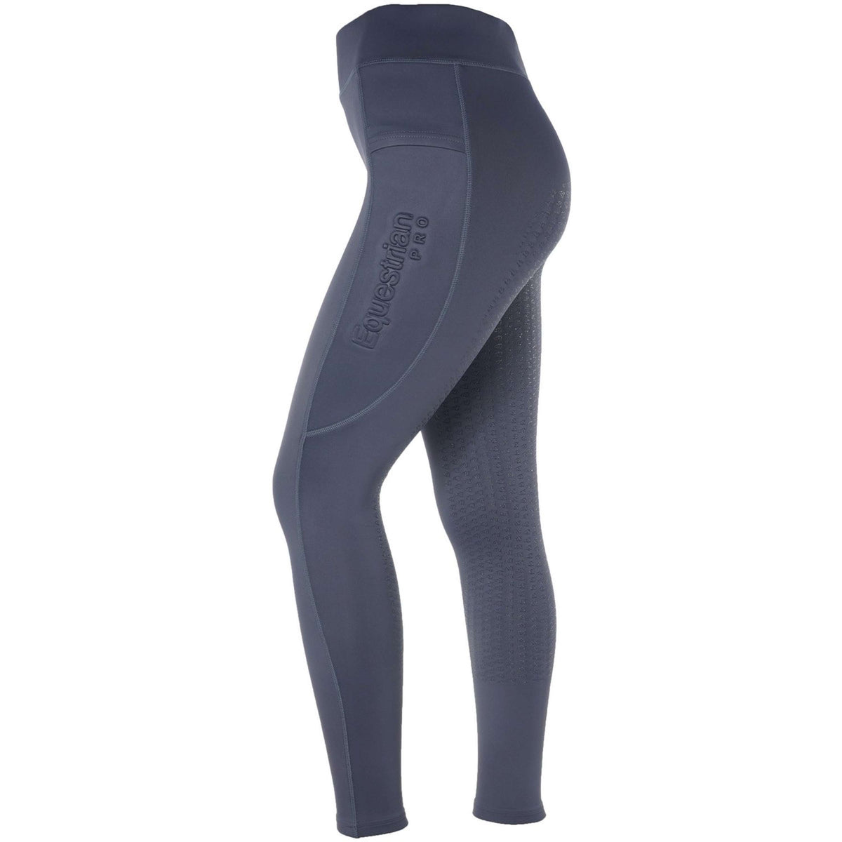 HORKA Leggings da Equitazione Pro Embossed Antracite