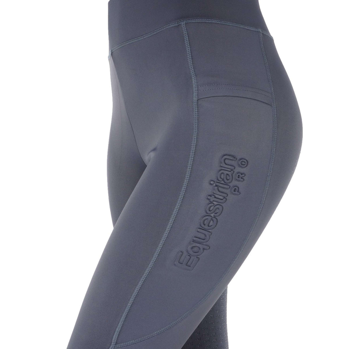 HORKA Leggings da Equitazione Pro Embossed Antracite