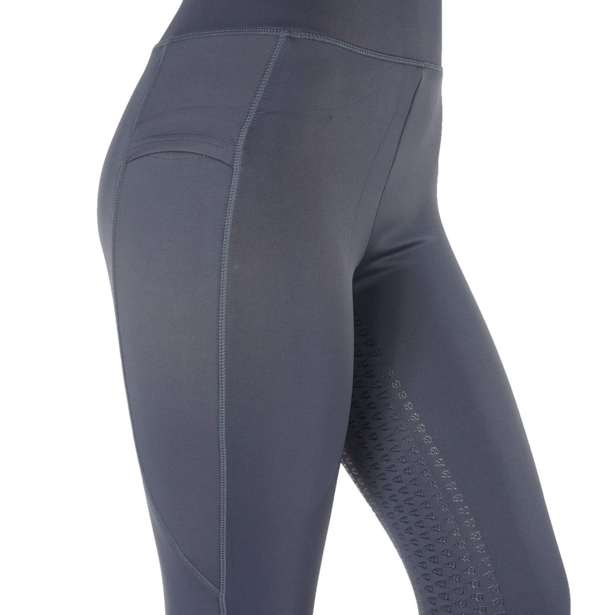 HORKA Leggings da Equitazione Pro Embossed Antracite