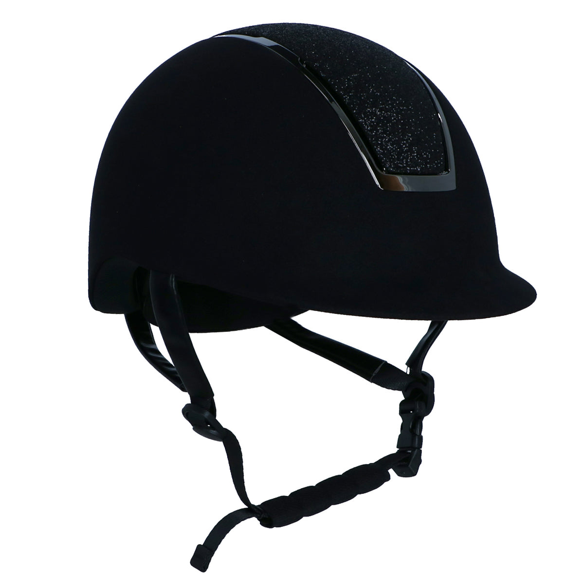 Harry's Horse Casco da equitazione Regal Velvet Sparkle Nero