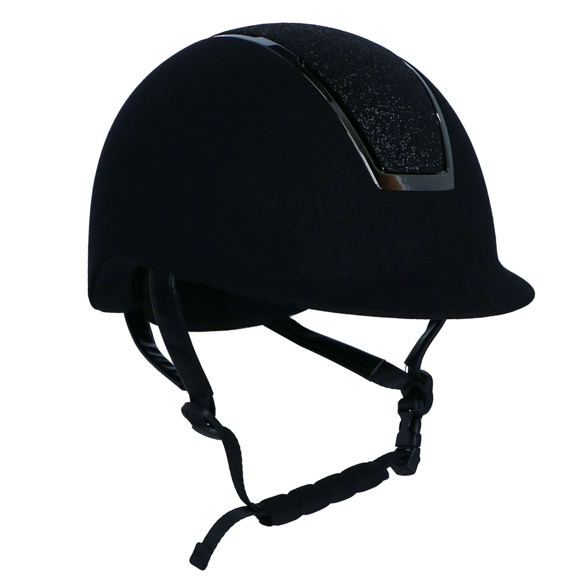 Harry's Horse Casco da equitazione Regal Velvet Sparkle Nero