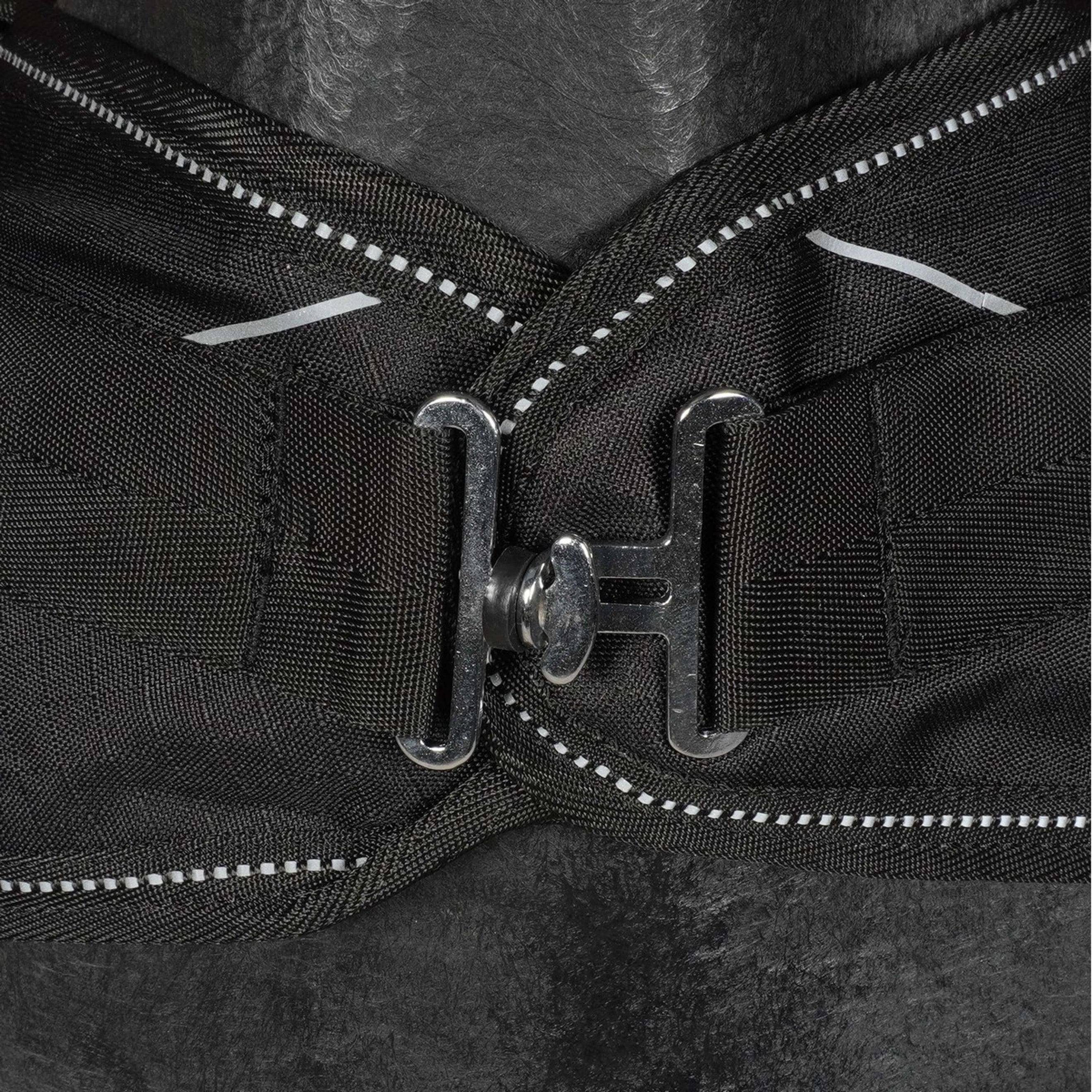 Waldhausen Coperta da giostra Reflex Nero/Grigio Argento Waldhausen Coperta da giostra Reflex Nero/Grigio Argento