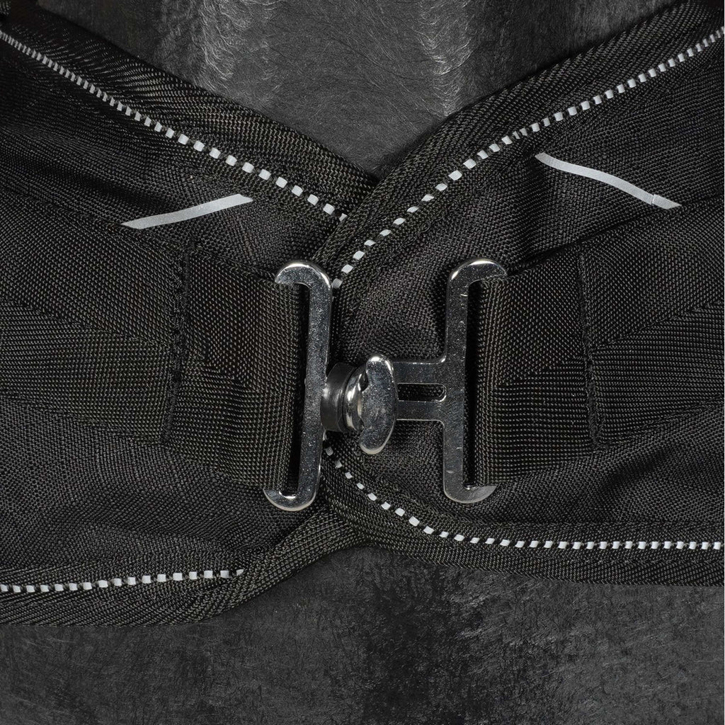 Waldhausen Coperta da giostra Reflex Nero/Grigio Argento