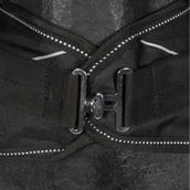 Waldhausen Coperta da giostra Reflex Nero/Grigio Argento