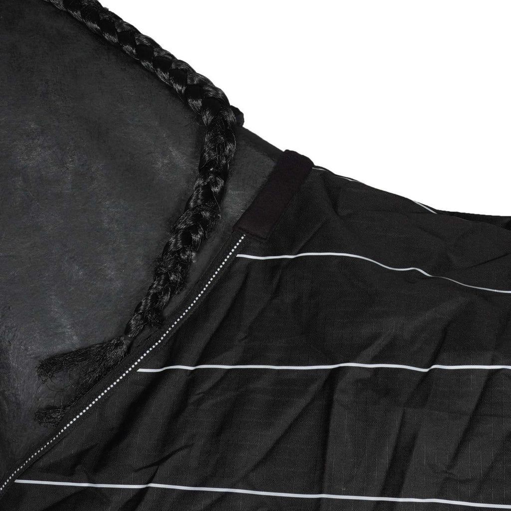Waldhausen Coperta da giostra Reflex Nero/Grigio Argento