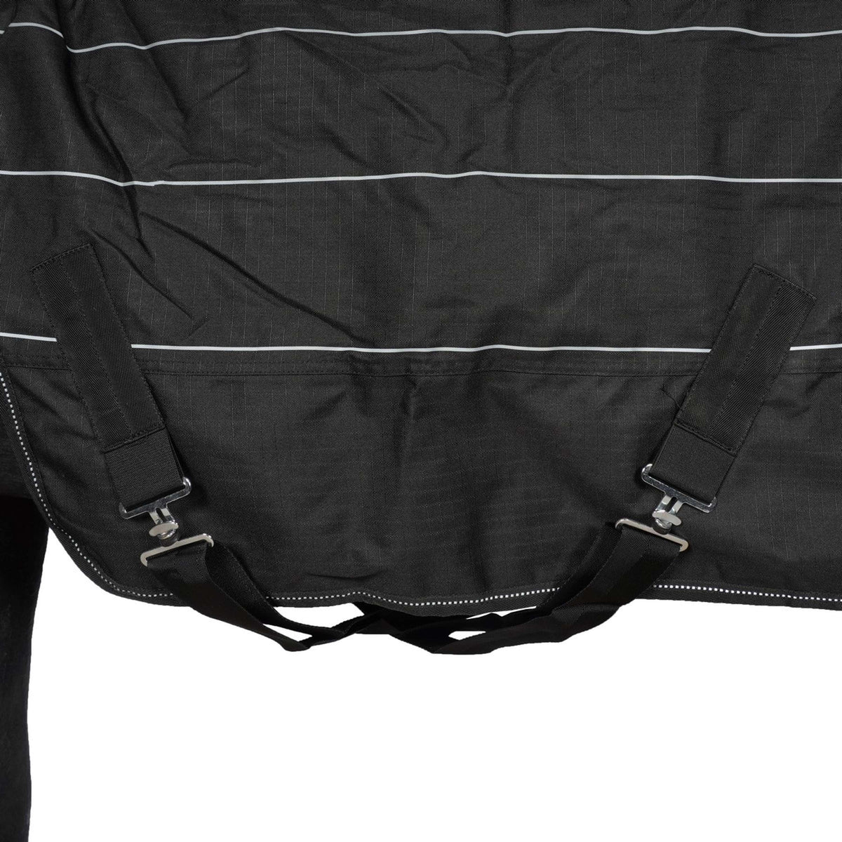 Waldhausen Coperta da giostra Reflex Nero/Grigio Argento