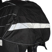 Waldhausen Coperta da giostra Reflex Nero/Grigio Argento