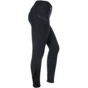 ANKY Leggings da equitazione Trendy C-Wear con grip in silicone Nero