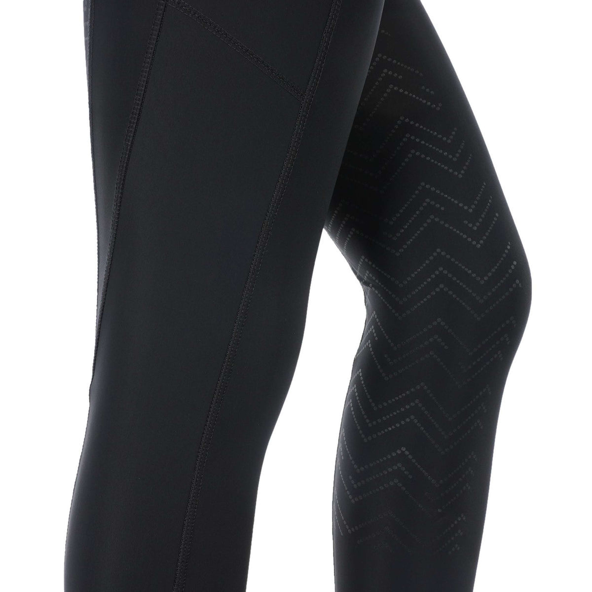 ANKY Leggings da equitazione Trendy C-Wear con grip in silicone Nero