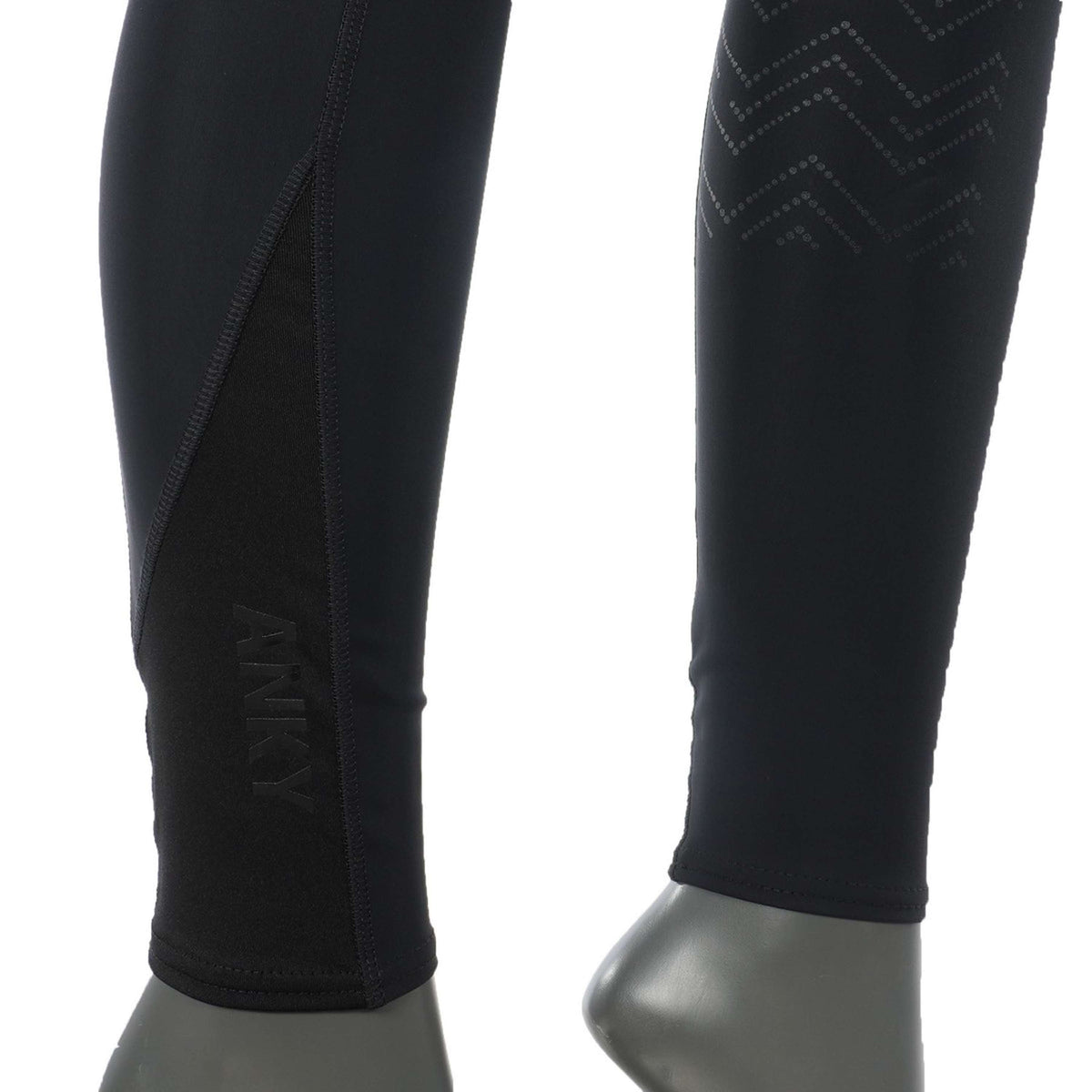 ANKY Leggings da equitazione Trendy C-Wear con grip in silicone Nero