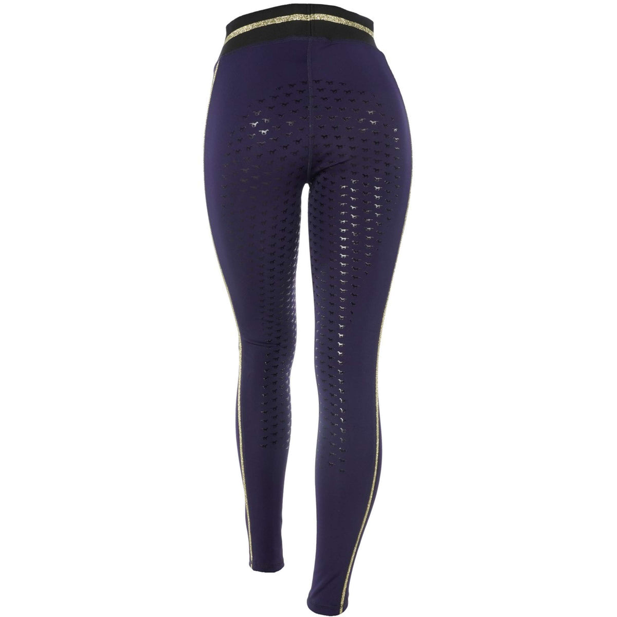 Red Horse Leggings da Equitazione Kaya Blu/Oro