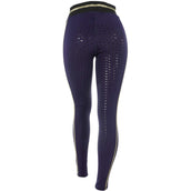 Red Horse Leggings da Equitazione Kaya Blu/Oro