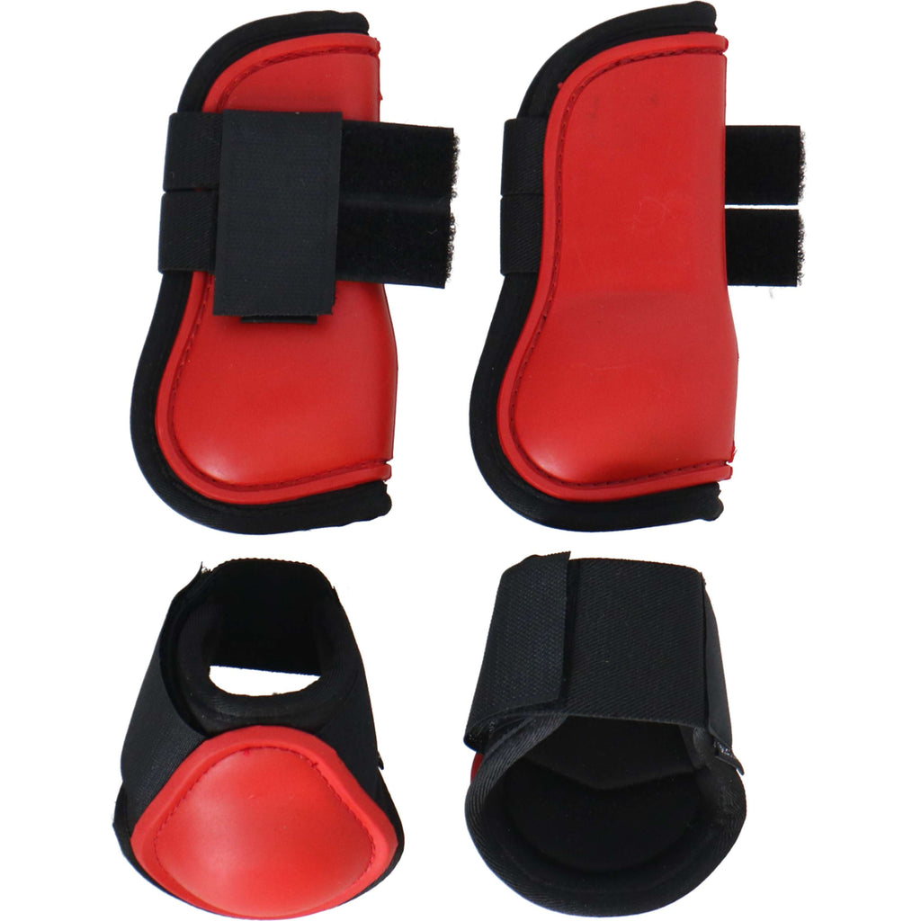HB Set di Protezioni per Gambe Rosso