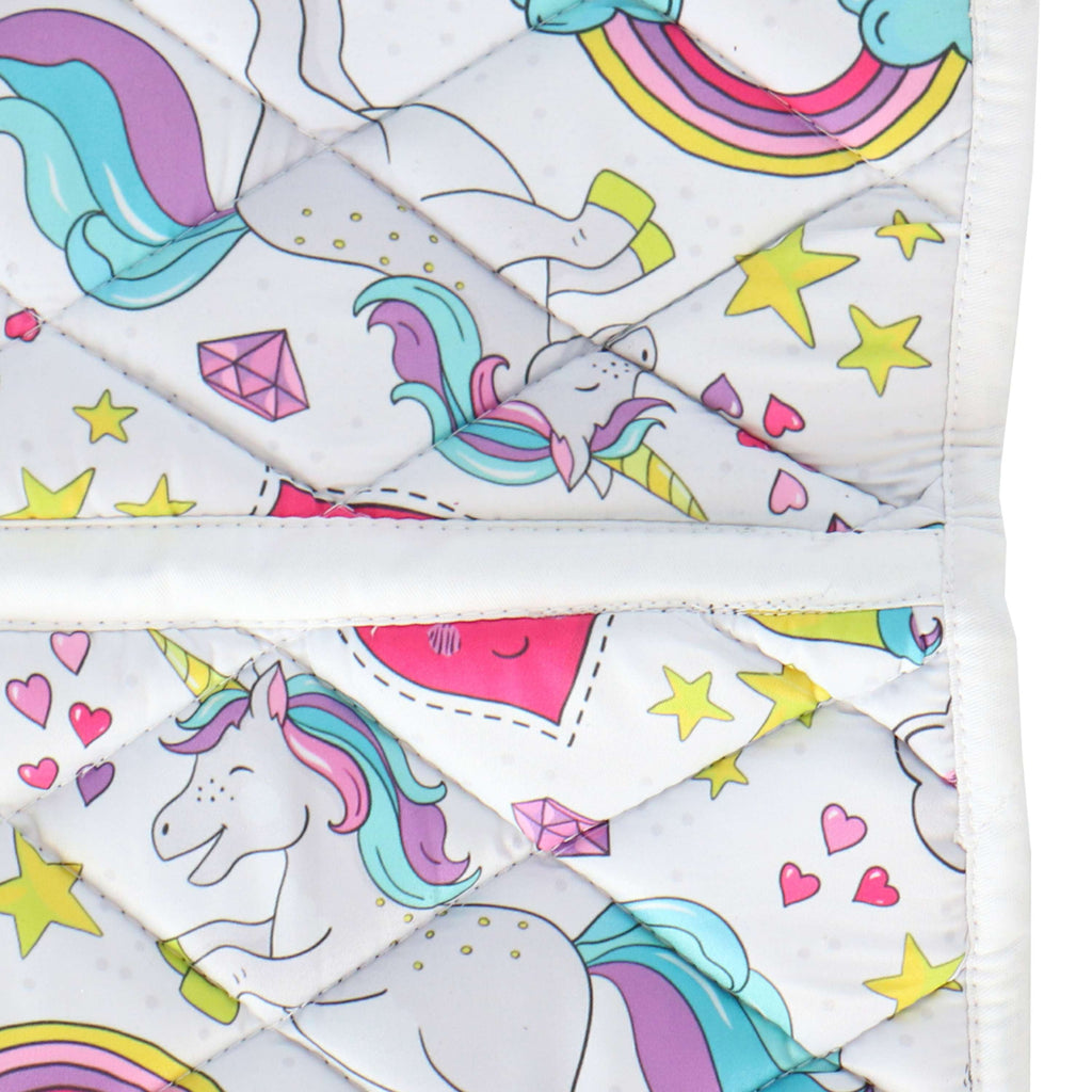 HB Sottosella Unicorn Cartoon Stampa bianca