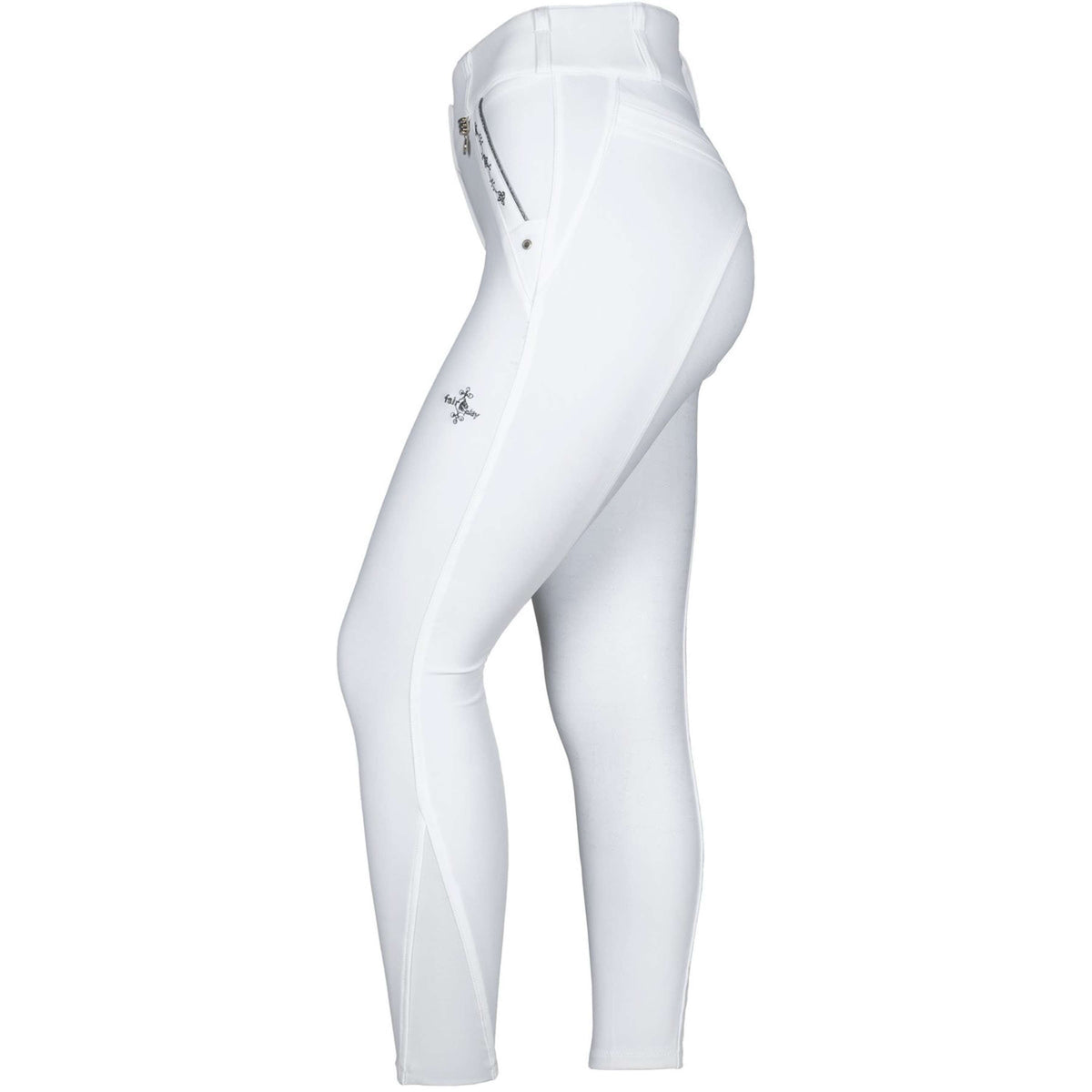 Fair Play Pantaloni da Equitazione Jasmine Fleur Bianco