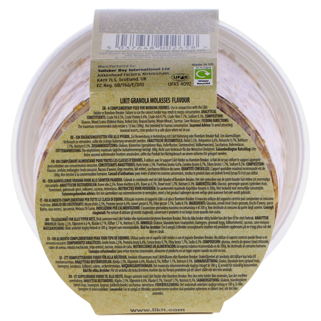 Likit Pietra da Leccare Granola Melasse