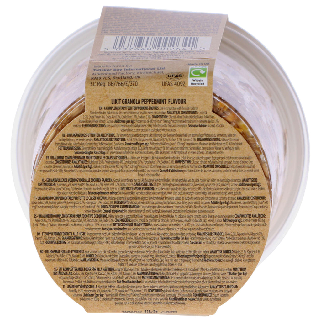 Likit Pietra da Leccare Granola Menta piperita