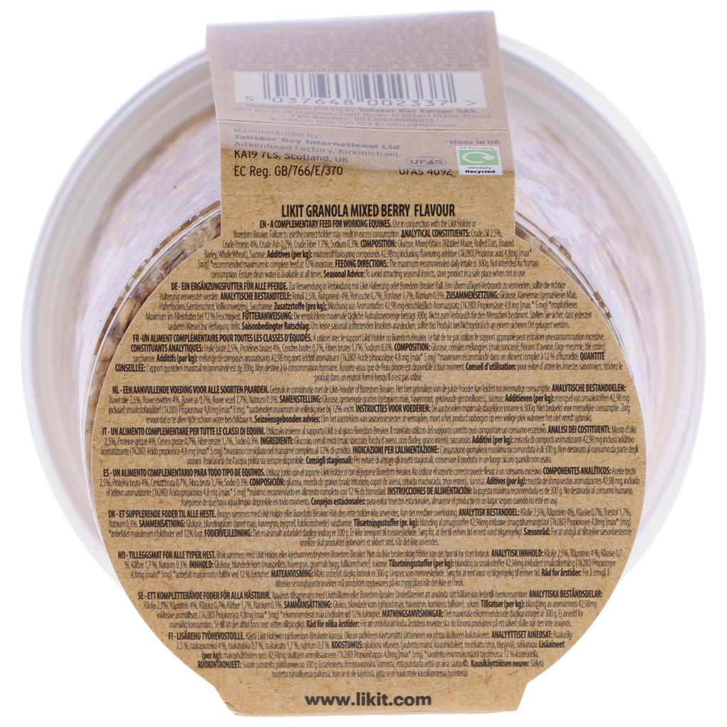 Likit Pietra da Leccare Granola Mixed Berry