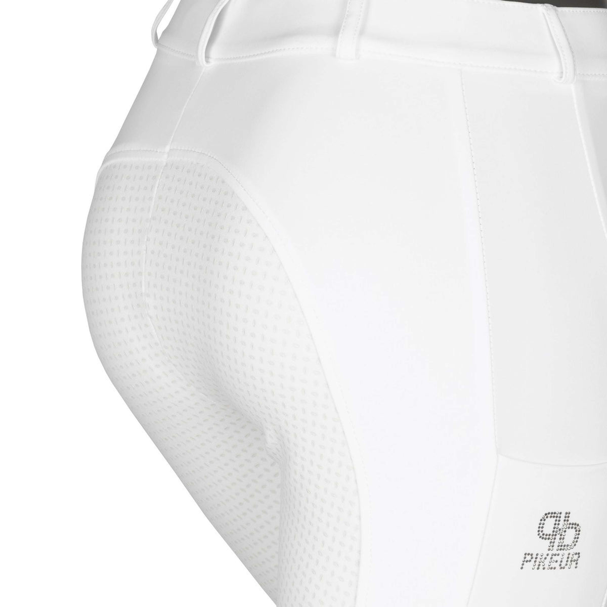 Pikeur Pantaloni da Equitazione Vally Full Grip Bianco