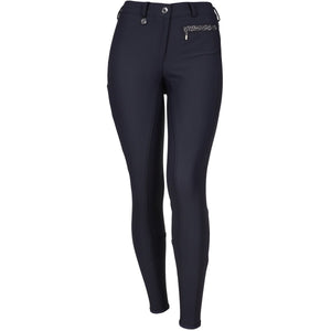 Pikeur Pantaloni da Equitazione Vally Full Grip Blu notte