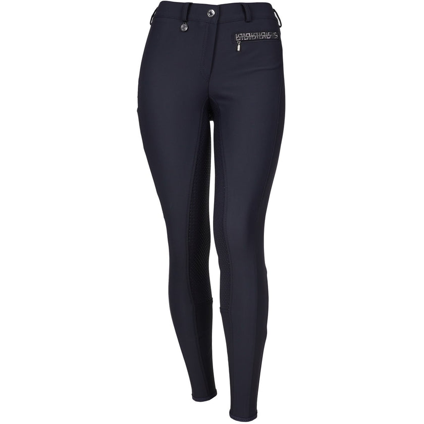 Pikeur Pantaloni da Equitazione Vally Full Grip Blu notte