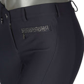 Pikeur Pantaloni da Equitazione Vally Full Grip Blu notte