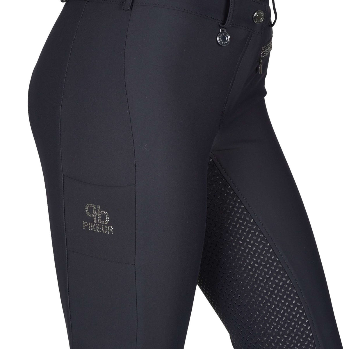 Pikeur Pantaloni da Equitazione Vally Full Grip Blu notte