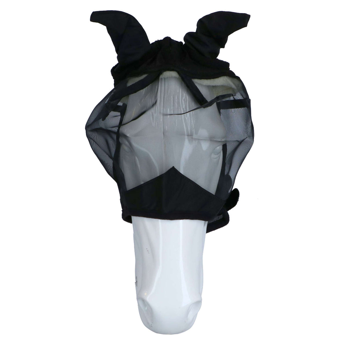 EQUITHÈME Maschera per Mosche Anti-UV RipStop Nero