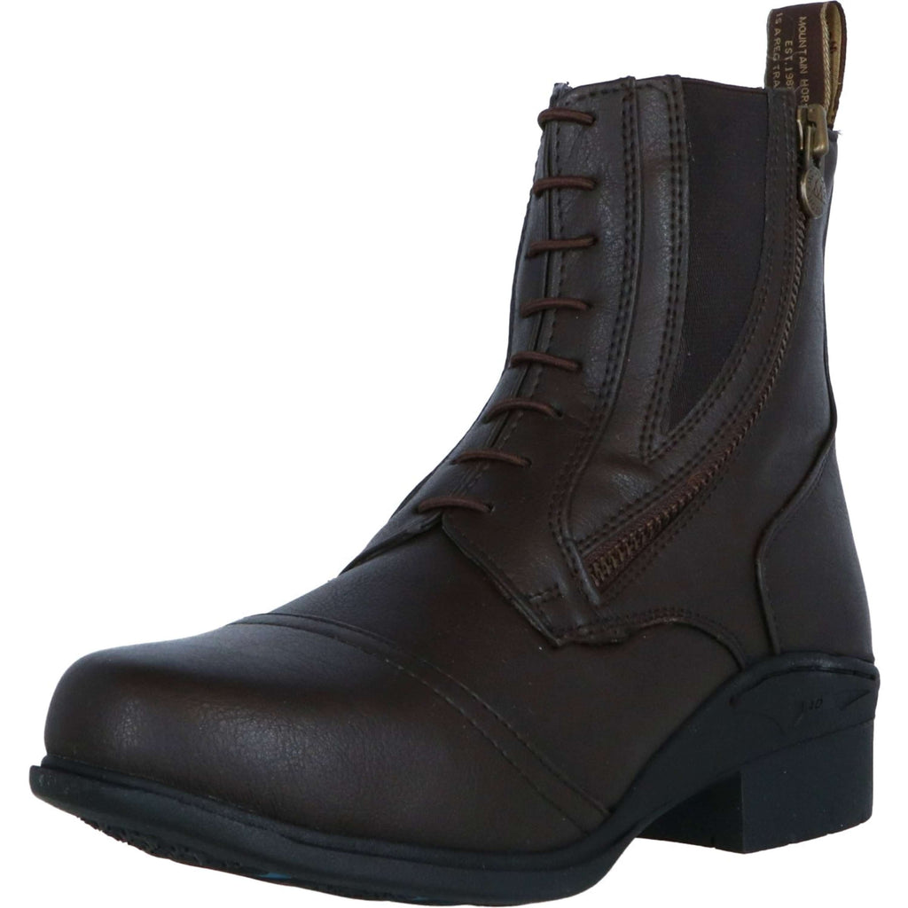 Mountain Horse Stivaletti Veganza Side Zip Paddock Marrone