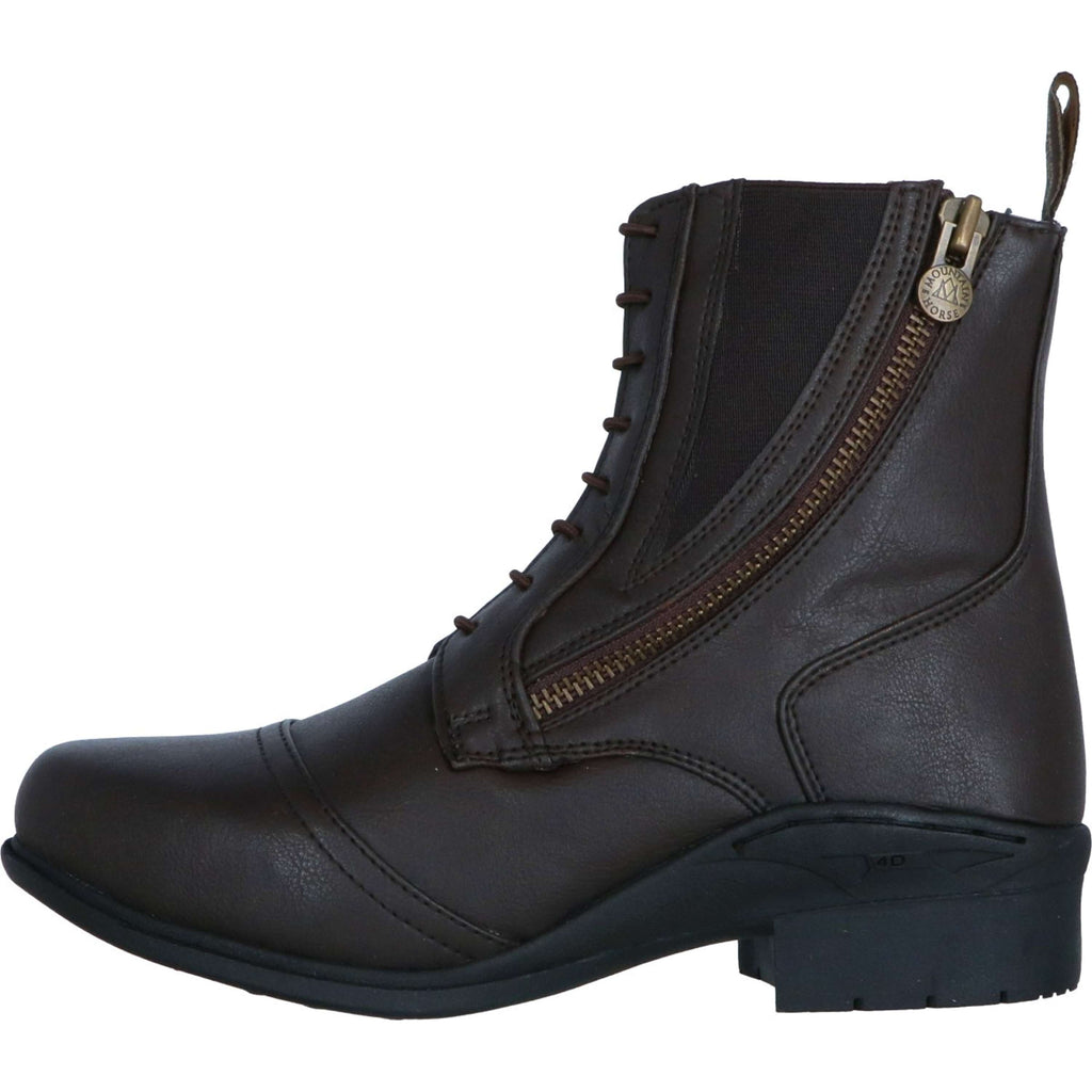Mountain Horse Stivaletti Veganza Side Zip Paddock Marrone