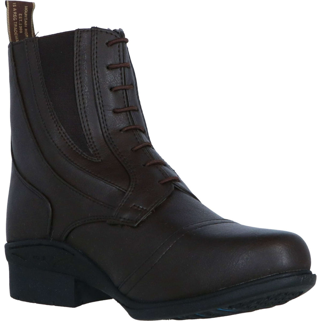 Mountain Horse Stivaletti Veganza Side Zip Paddock Marrone