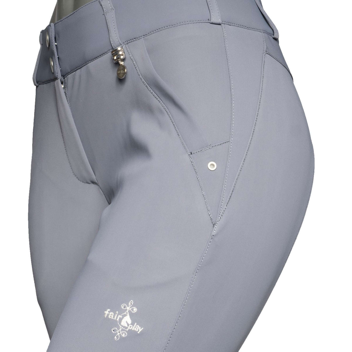 Fair Play Pantaloni da Equitazione Jasmine Blu acciaio