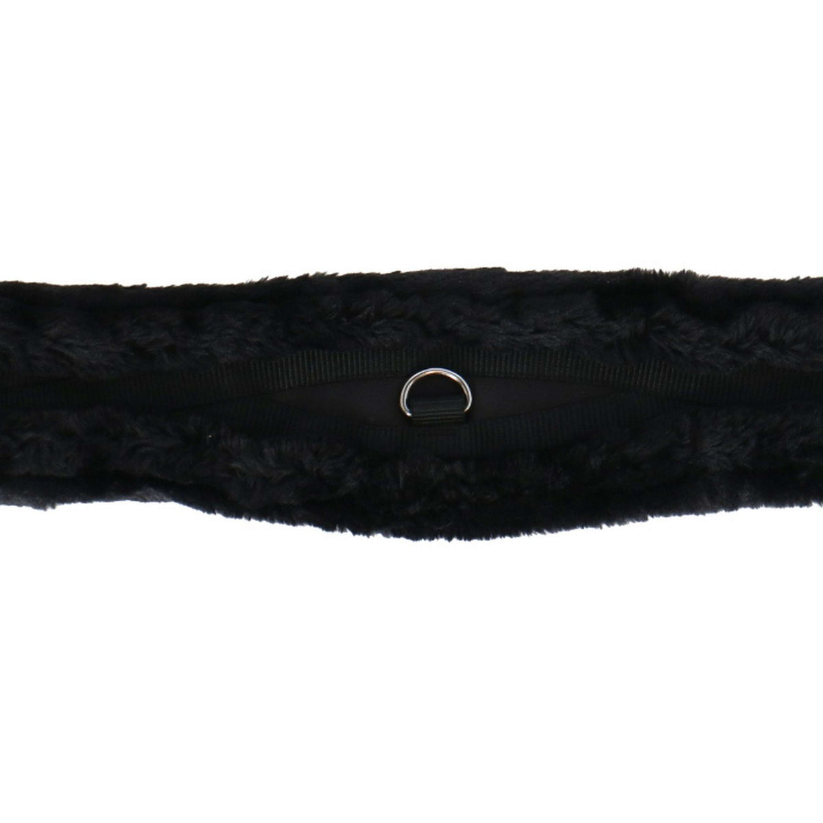 Covalliero Sottopancia Faux Fur Lungo Nero