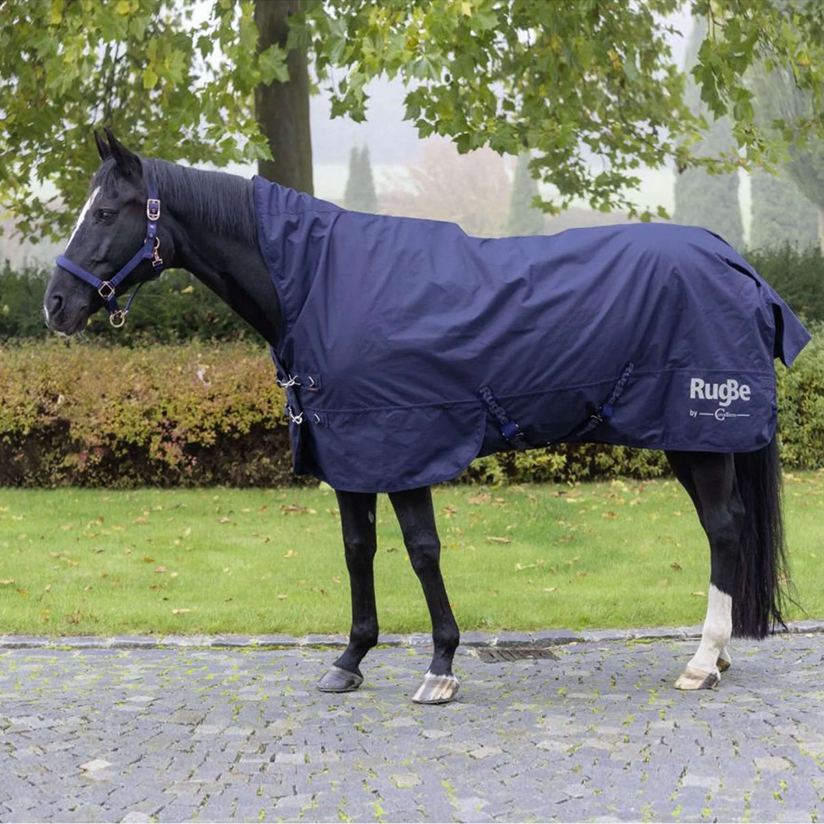 RugBe by Covalliero Tappeto da Esterno High Neck 0g Dark Navy