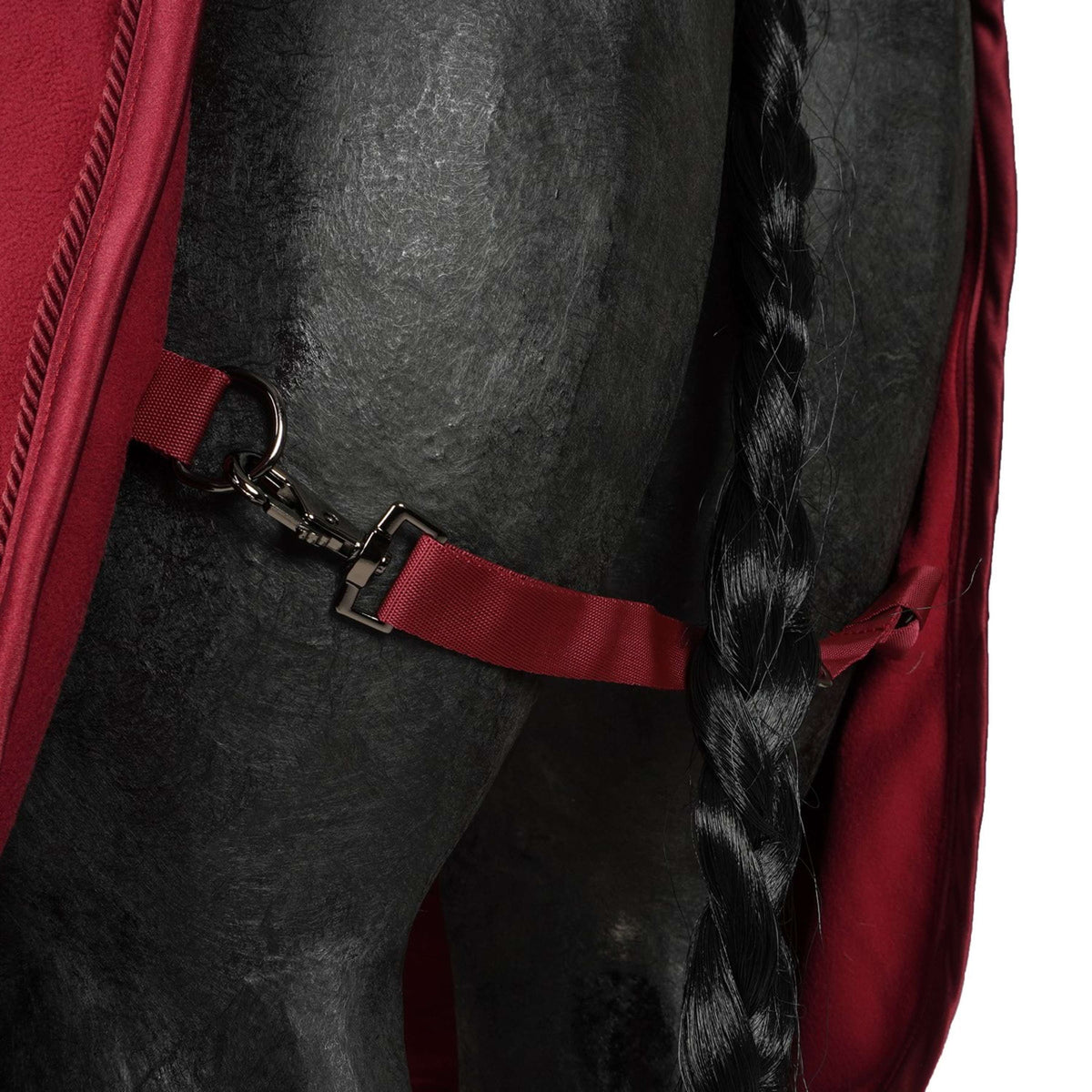 Cavallo Coperta in Pile CavaJoana Rosso scuro