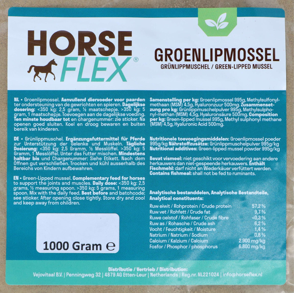 Horseflex Cozza dalle labbra verdi