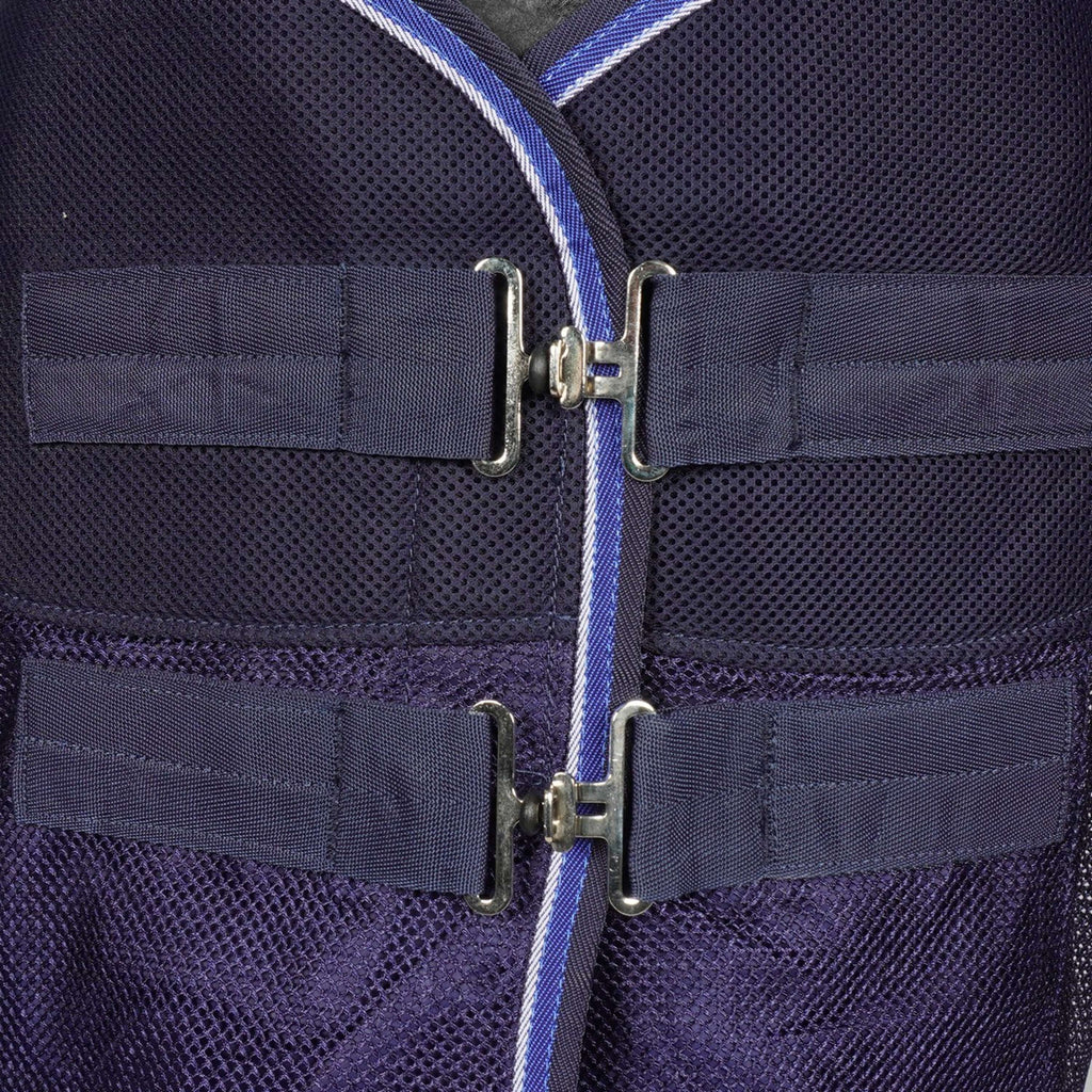 EQUITHÈME Coperta Antimosche Classic 3D Mesh Navy