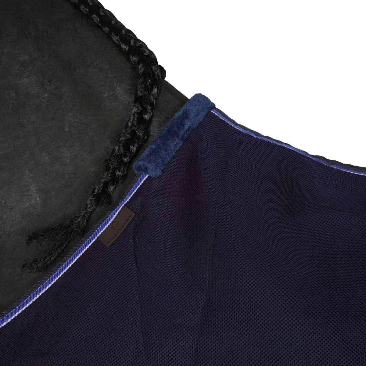 EQUITHÈME Coperta Antimosche Classic 3D Mesh Navy