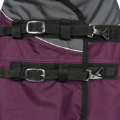 HKM Tappeto da Esterno Liberty 1200D Vino rosso/grigio