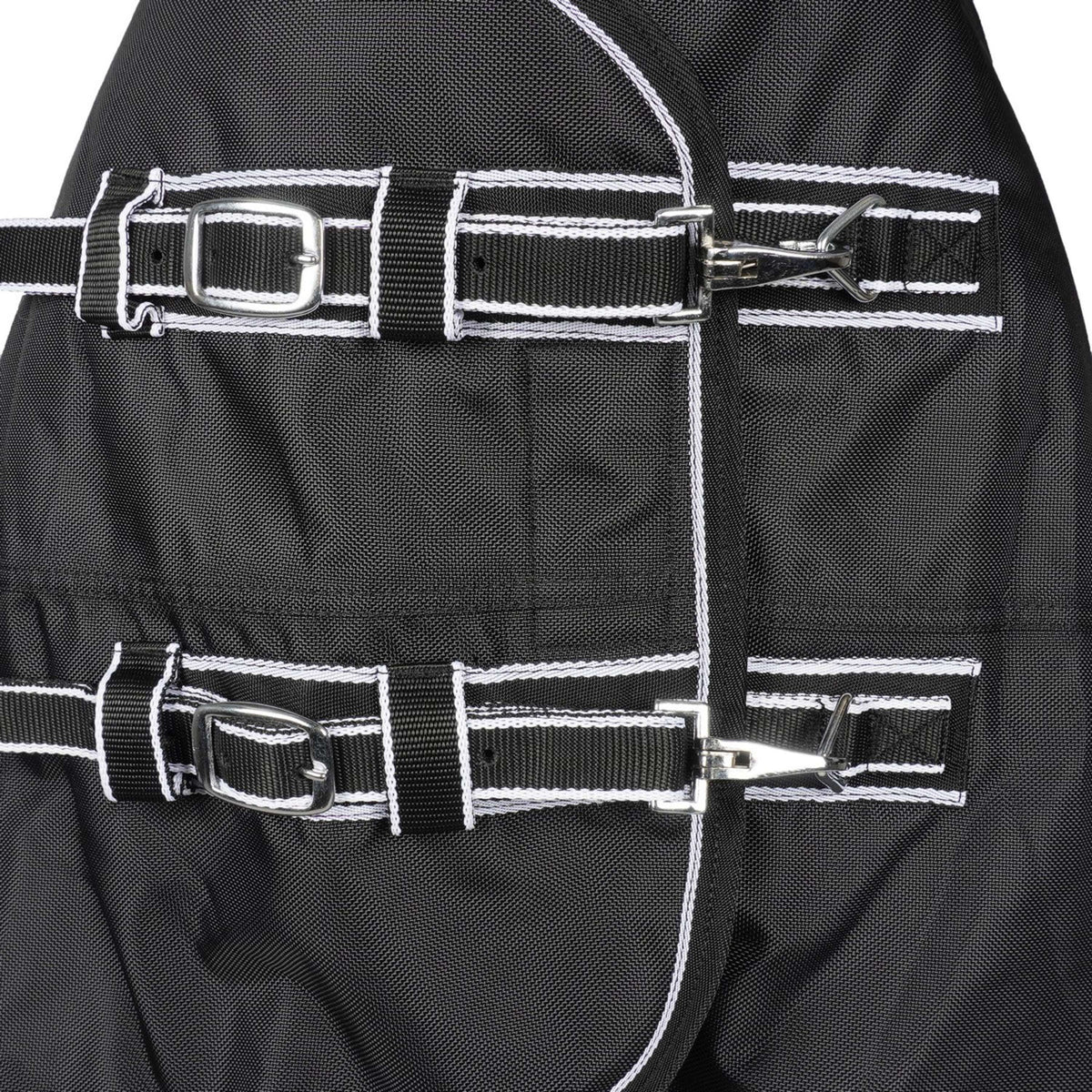 HKM Tappeto da Esterno Premium 1680D Nero