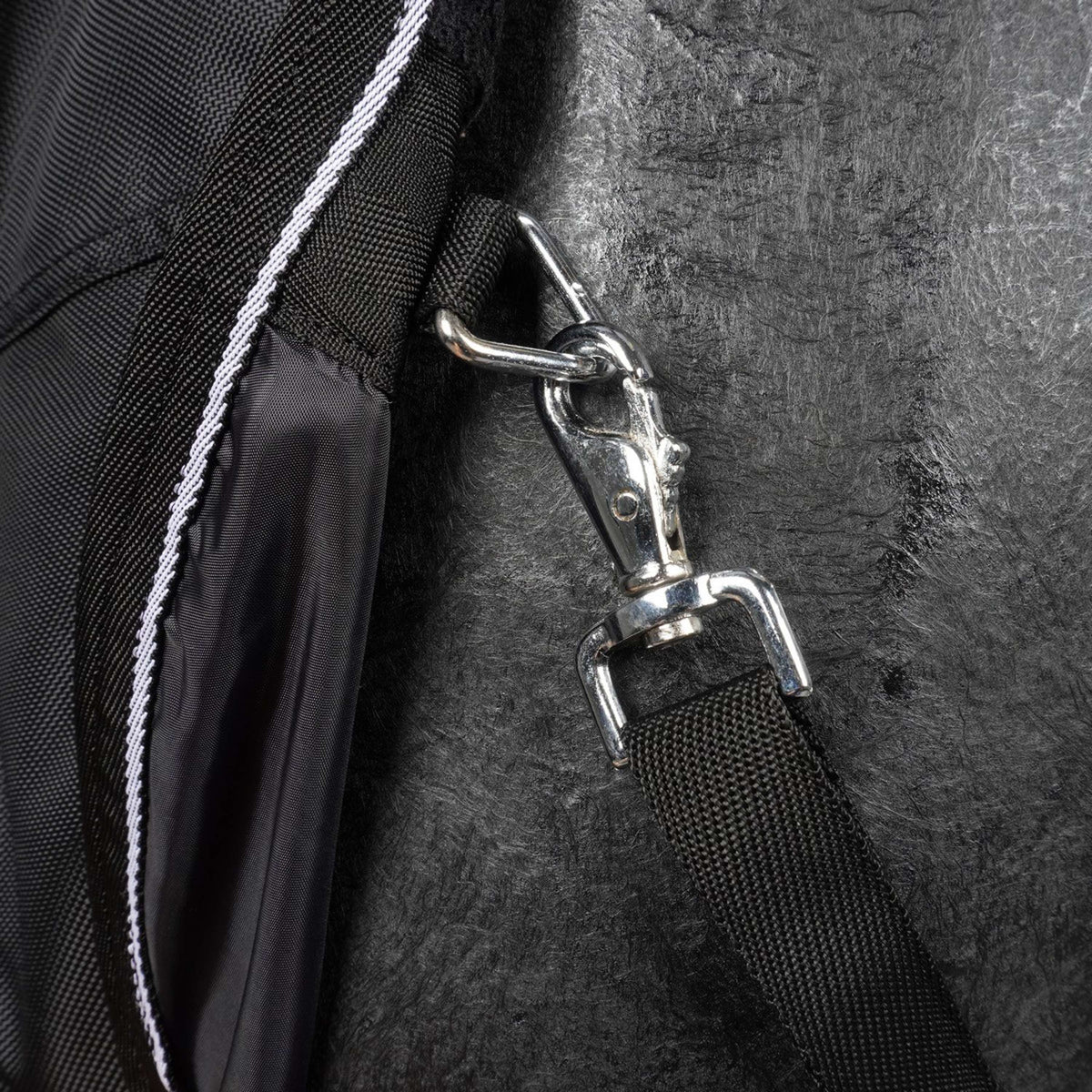 HKM Tappeto da Esterno Premium 1680D Nero